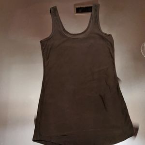 Women's olive green tank top